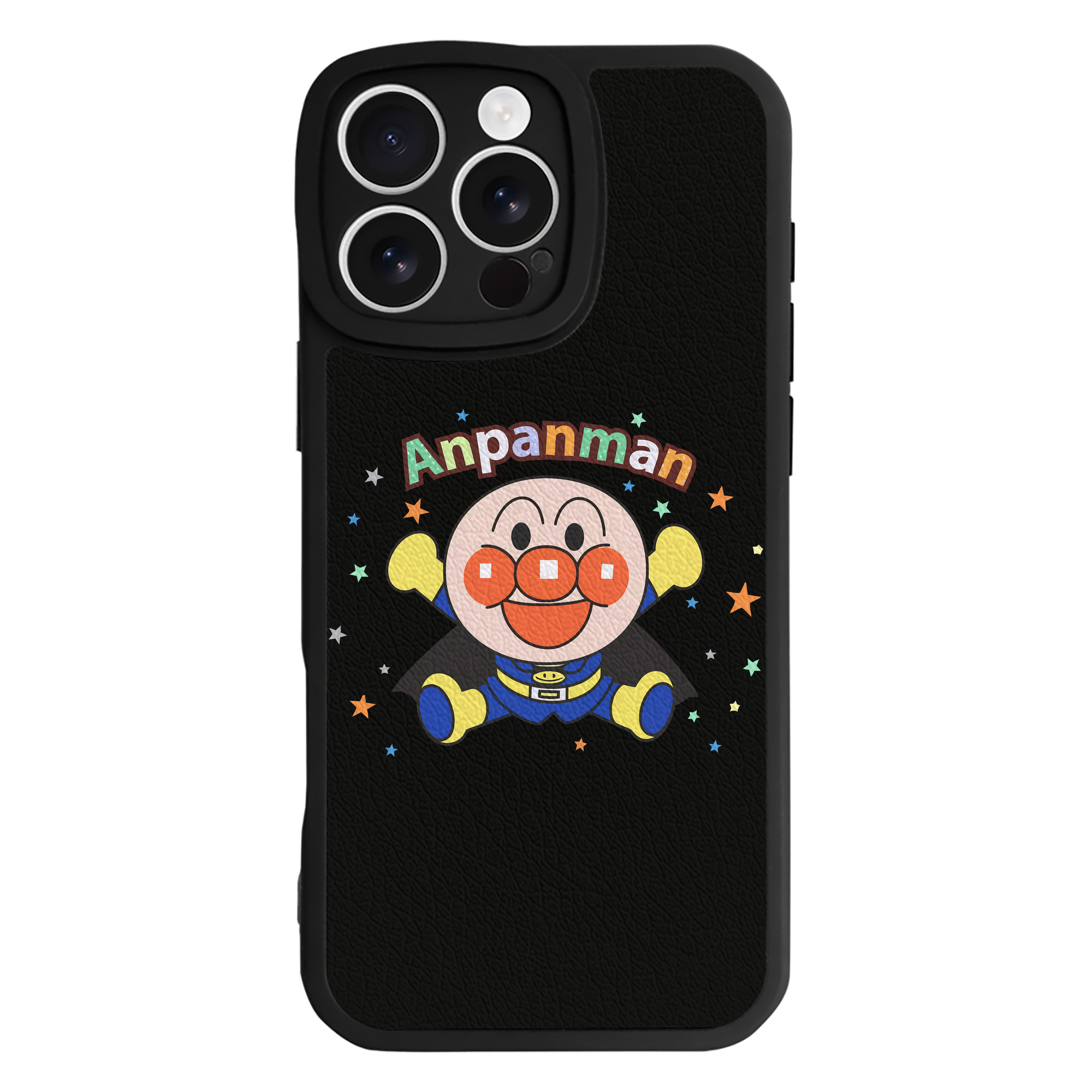 （画像用） アンパンマン Anpanman 【iPhone 16シリーズ対応】シリコンスマホケース（レザー調） 材質：シリコン